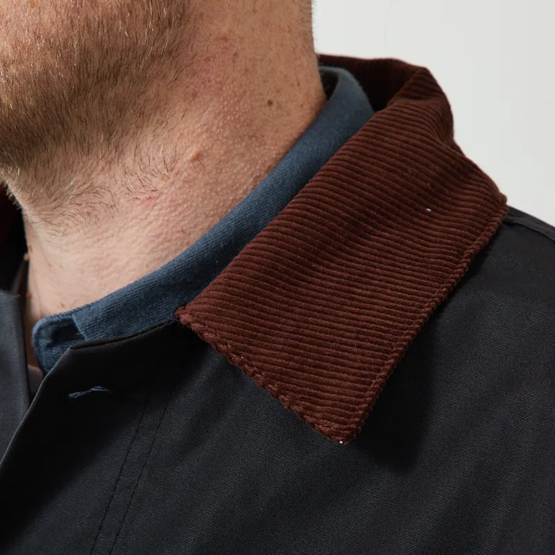 Service Works Waxed Barn Coat Black-4