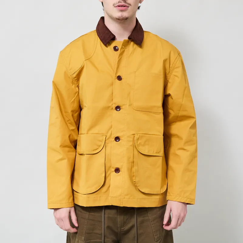 Service Works Waxed Barn Coat Ochre