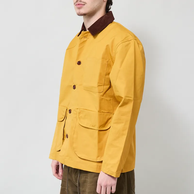 Service Works Waxed Barn Coat Ochre-1