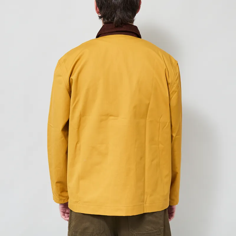 Service Works Waxed Barn Coat Ochre-2