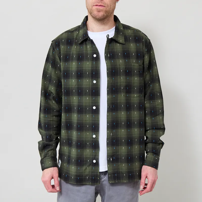 Service Works Drag Stitch Resort Shirt Olive