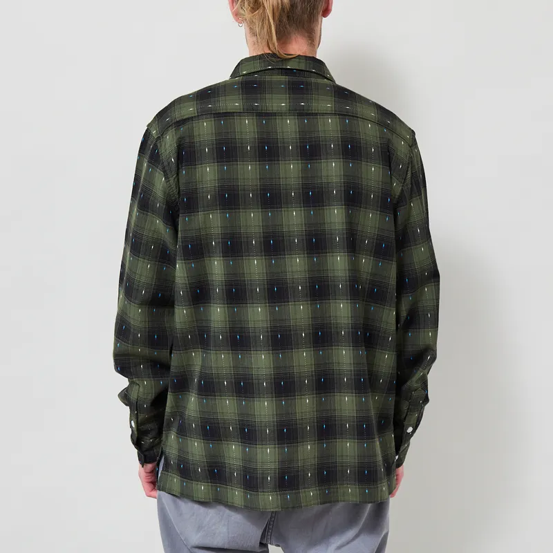 Service Works Drag Stitch Resort Shirt Olive-2