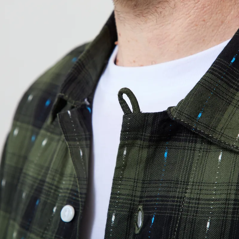 Service Works Drag Stitch Resort Shirt Olive-4