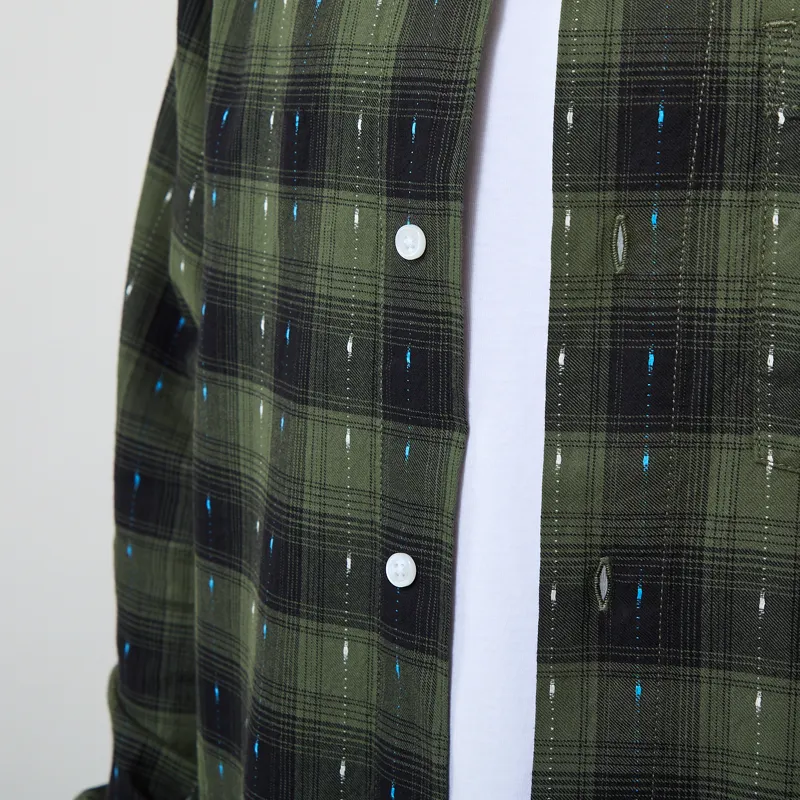 Service Works Drag Stitch Resort Shirt Olive-5