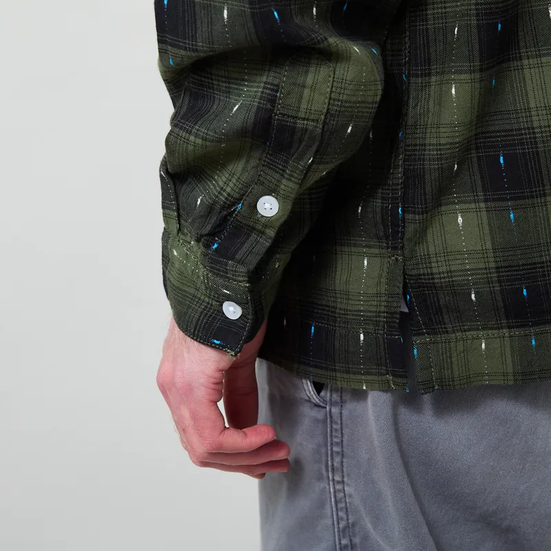 Service Works Drag Stitch Resort Shirt Olive-7