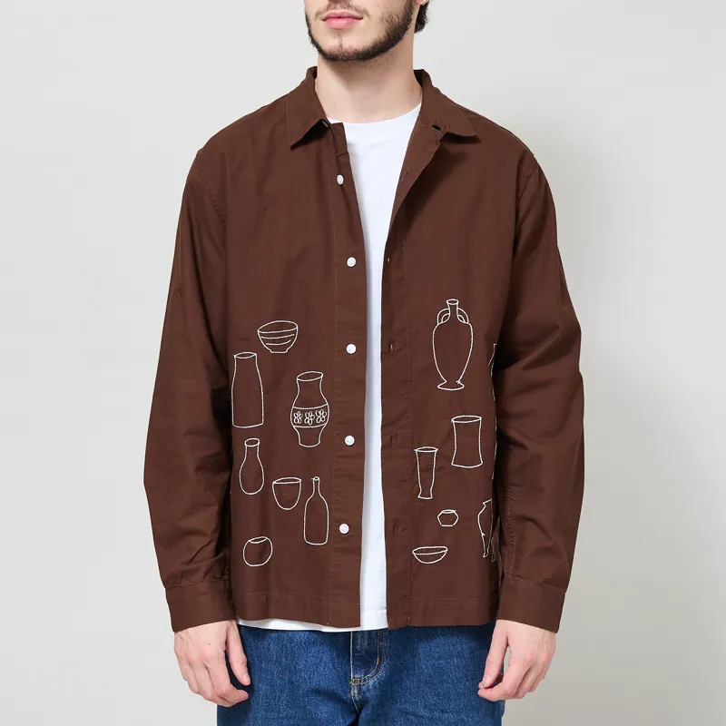 Service Works Ceramic Resort Shirt Brown