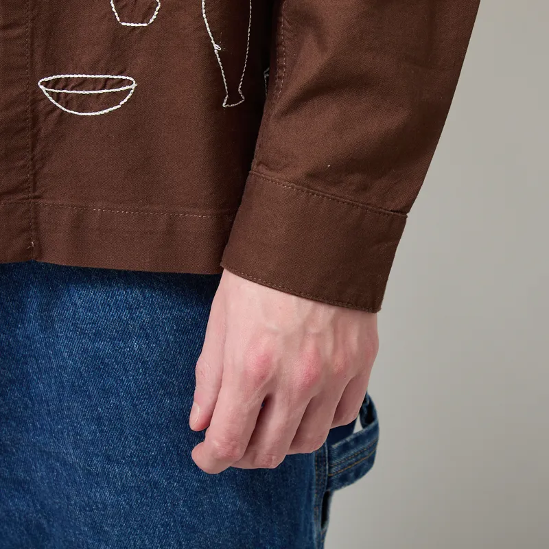 Service Works Ceramic Resort Shirt Brown-6