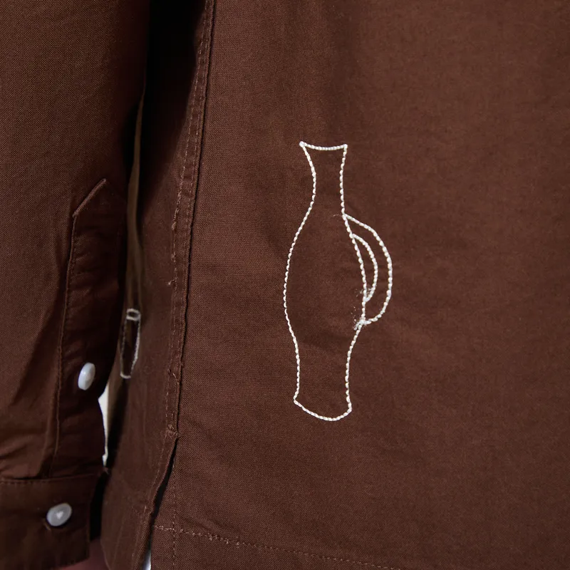 Service Works Ceramic Resort Shirt Brown-8