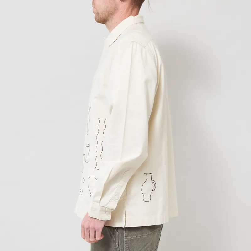 Service Works Ceramic Resort Shirt Off White-2