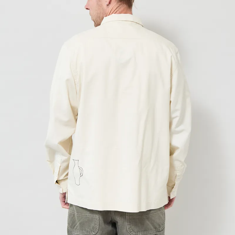 Service Works Ceramic Resort Shirt Off White-3