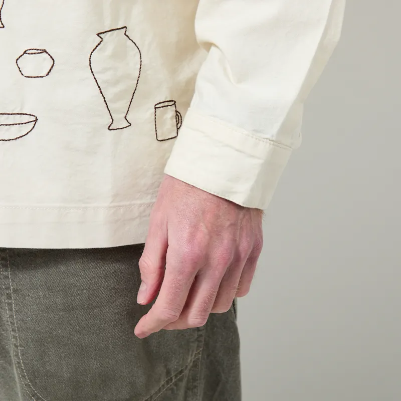 Service Works Ceramic Resort Shirt Off White-8