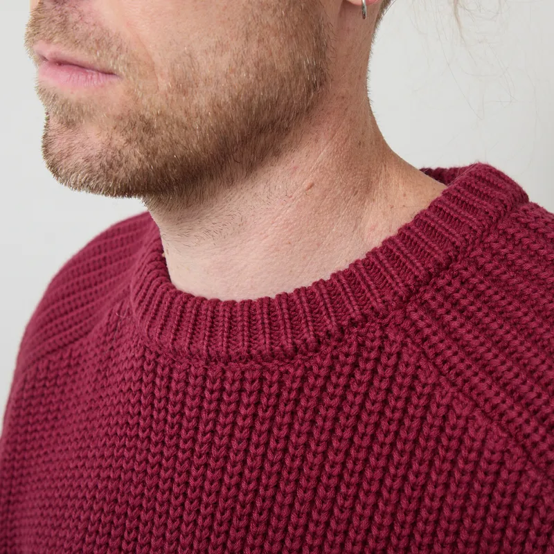 Service Works Artichoke Chunky Knit Burgundy-3