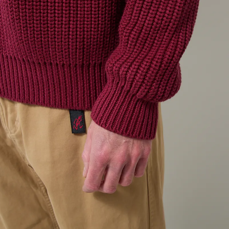 Service Works Artichoke Chunky Knit Burgundy-6