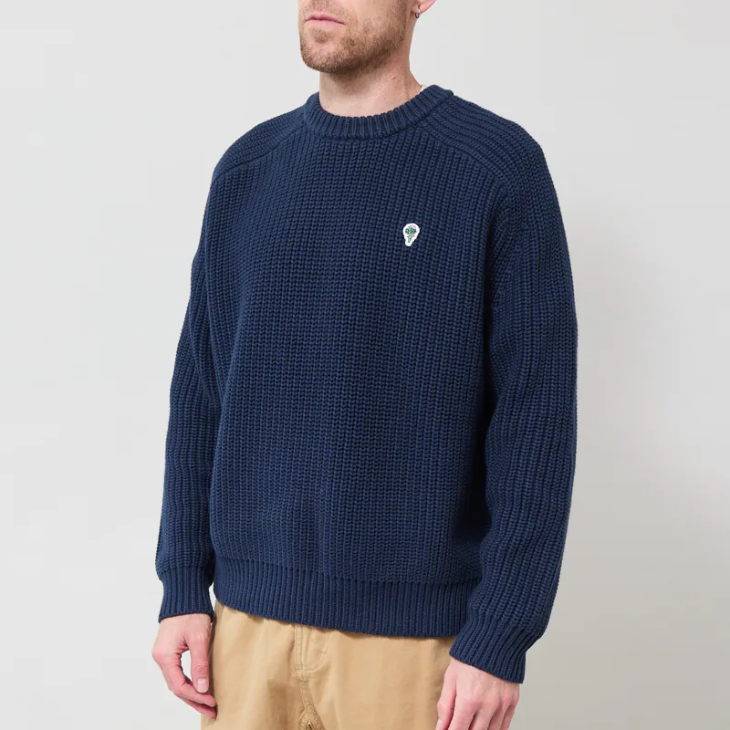 Service Works Artichoke Chunky Knit Navy-1
