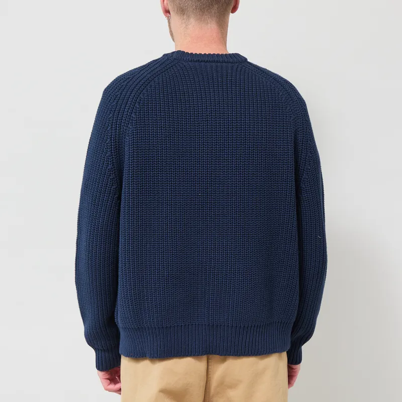 Service Works Artichoke Chunky Knit Navy-2
