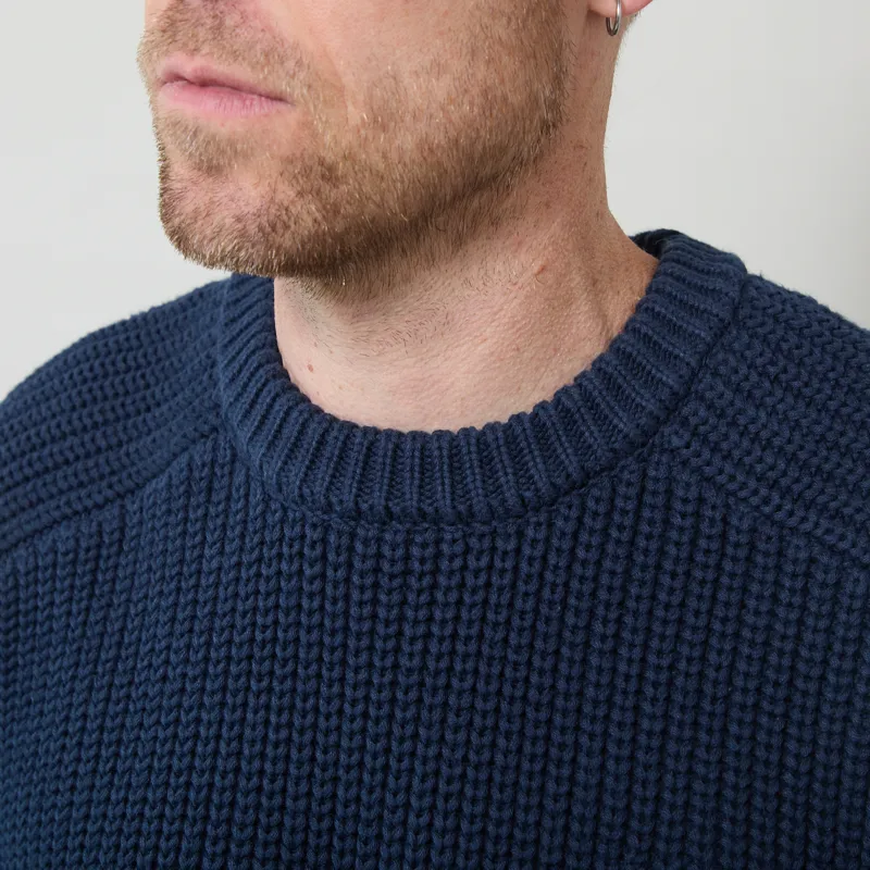 Service Works Artichoke Chunky Knit Navy-4