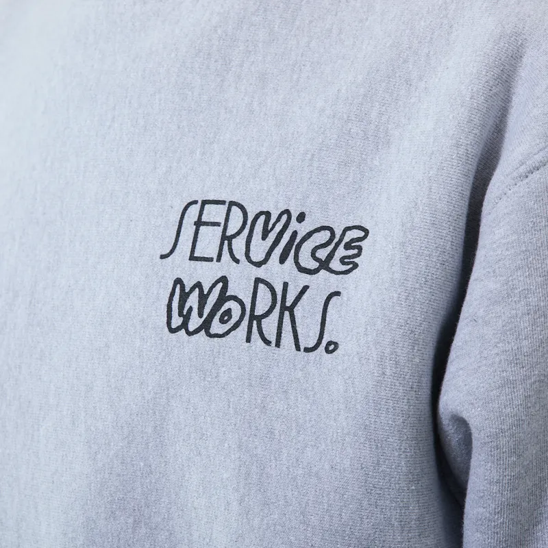 Service Works Double Vision Crewneck Heather-5