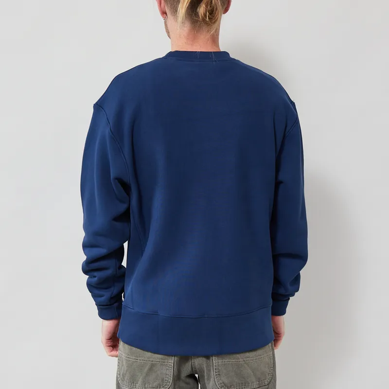 Service Works Double Vision Crewneck Navy-2