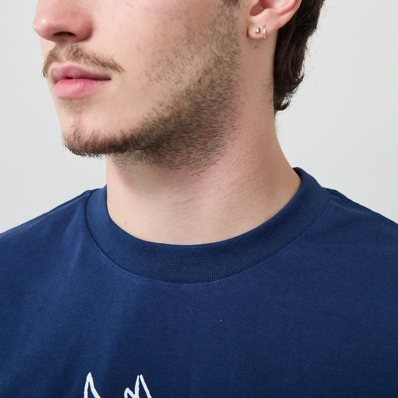 Service Works Dove T Shirt Navy-3