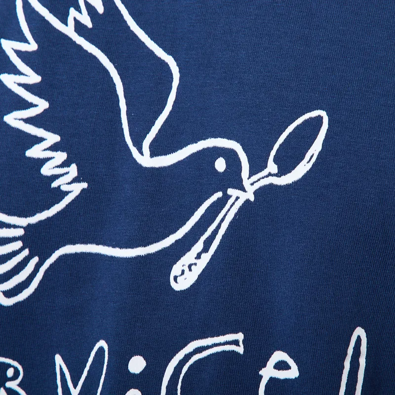 Service Works Dove T Shirt Navy-5