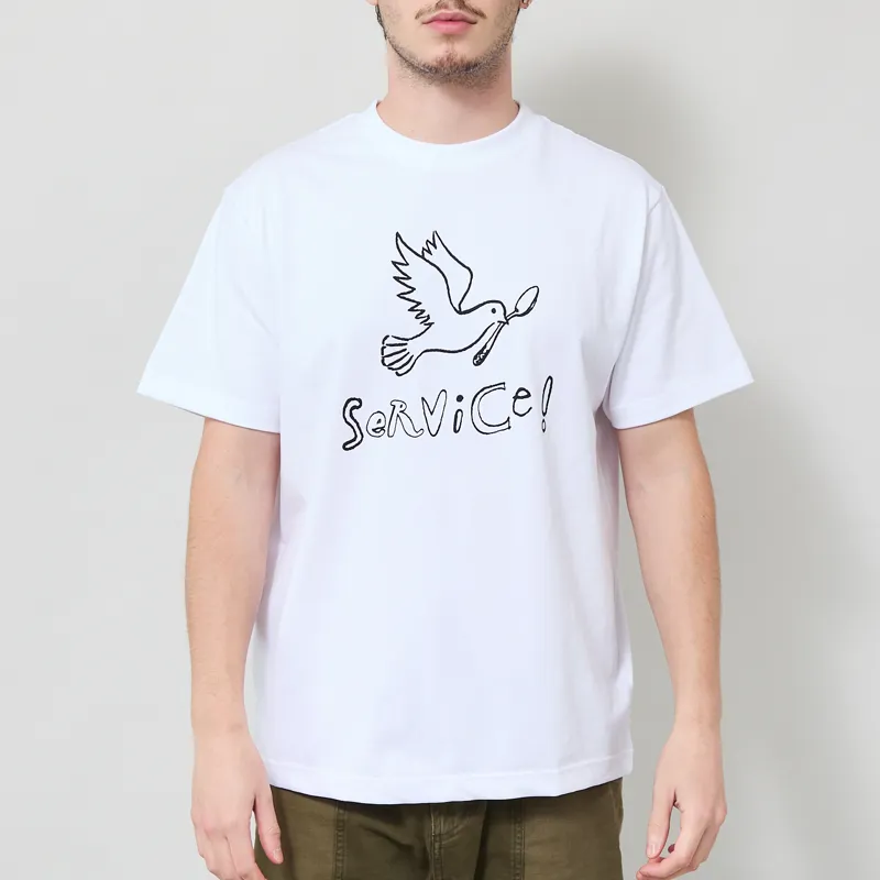 Service Works Dove T Shirt White
