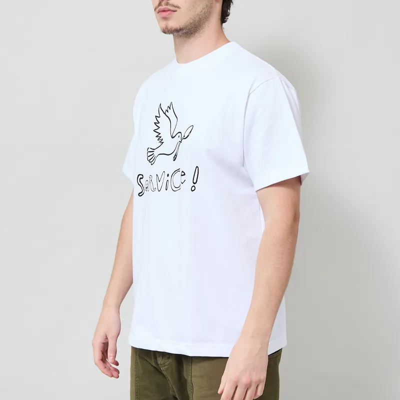 Service Works Dove T Shirt White-1