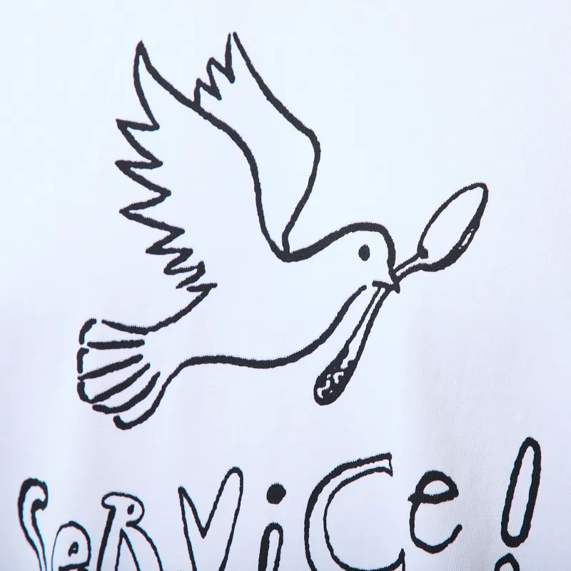 Service Works Dove T Shirt White-5