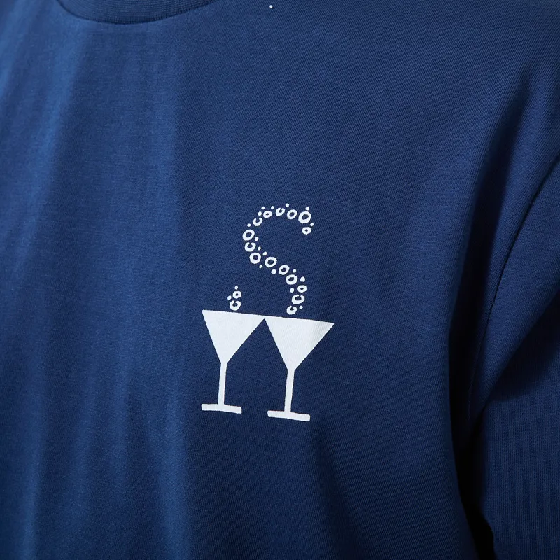Service Works Martini T Shirt Navy-4