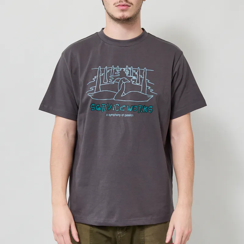 Service Works Symphony T Shirt Midnight