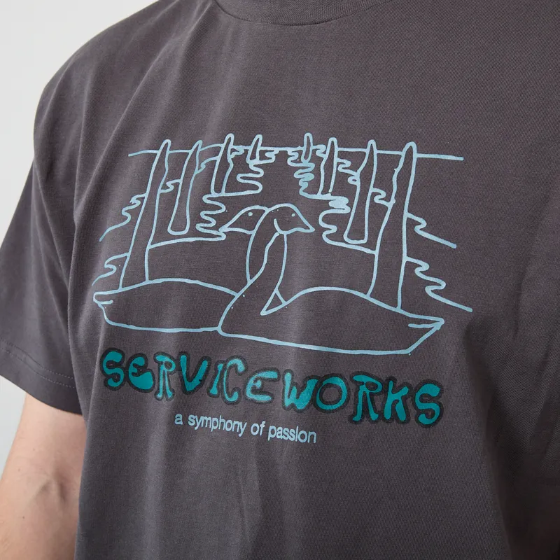 Service Works Symphony T Shirt Midnight-4