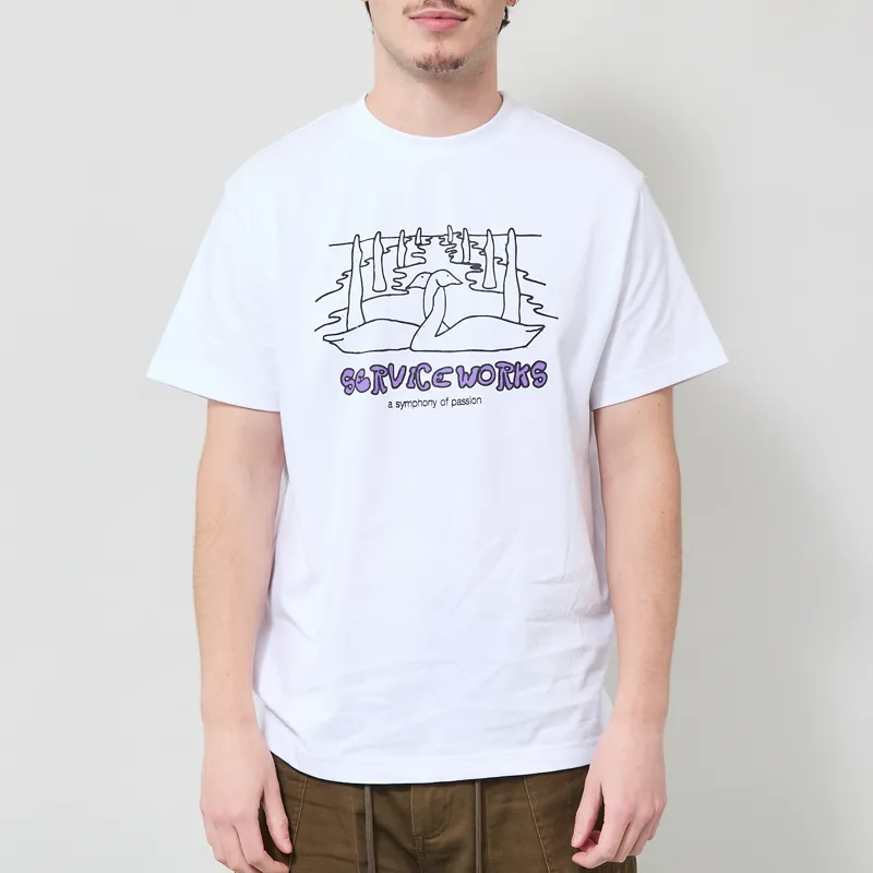 Service Works Symphony T Shirt White