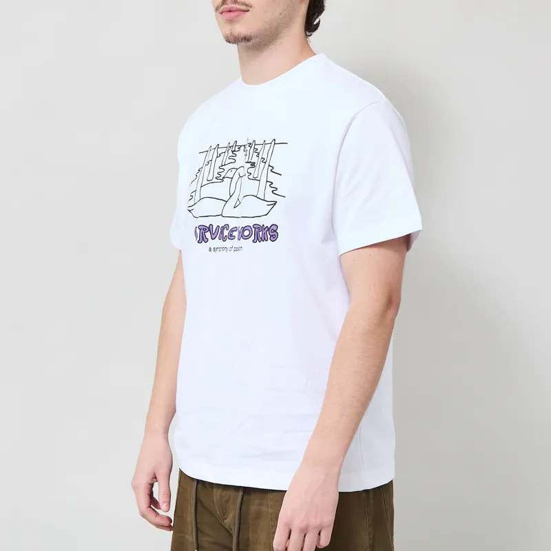 Service Works Symphony T Shirt White-1