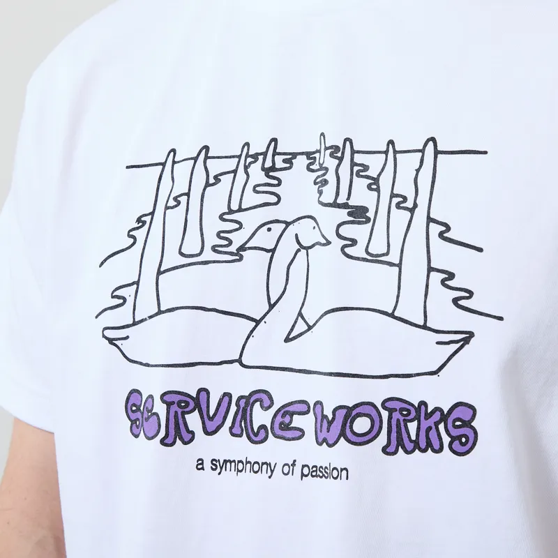 Service Works Symphony T Shirt White-4
