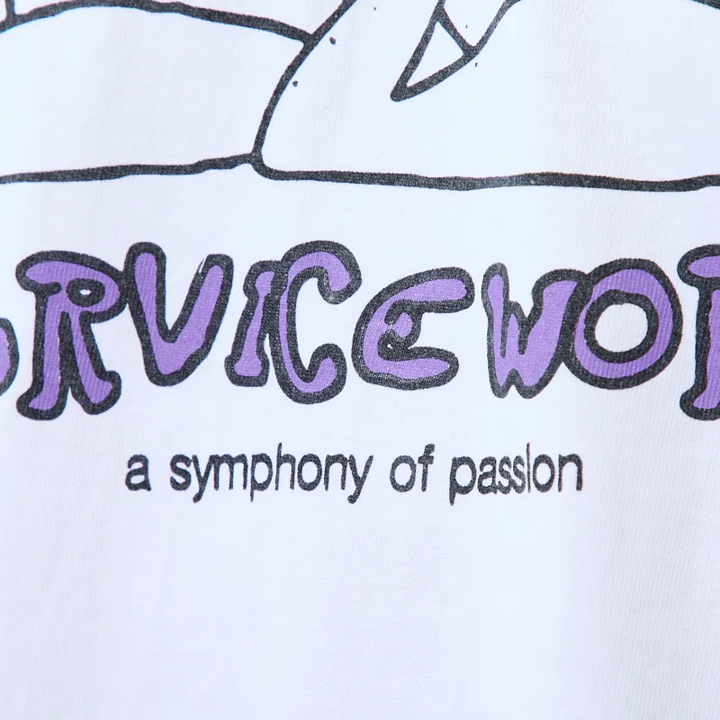 Service Works Symphony T Shirt White-5