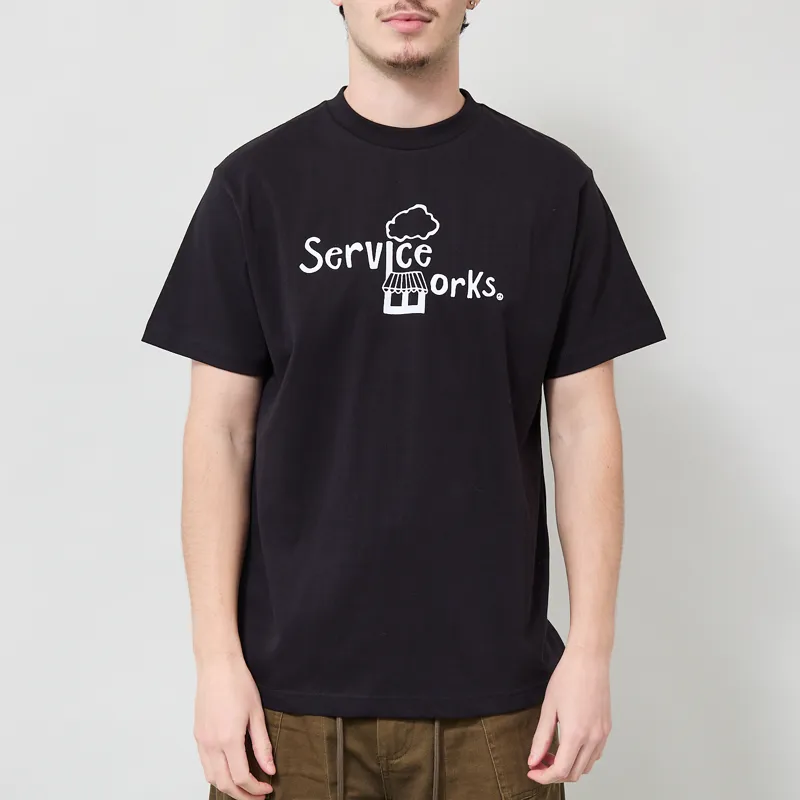 Service Works Kiosk T Shirt Black