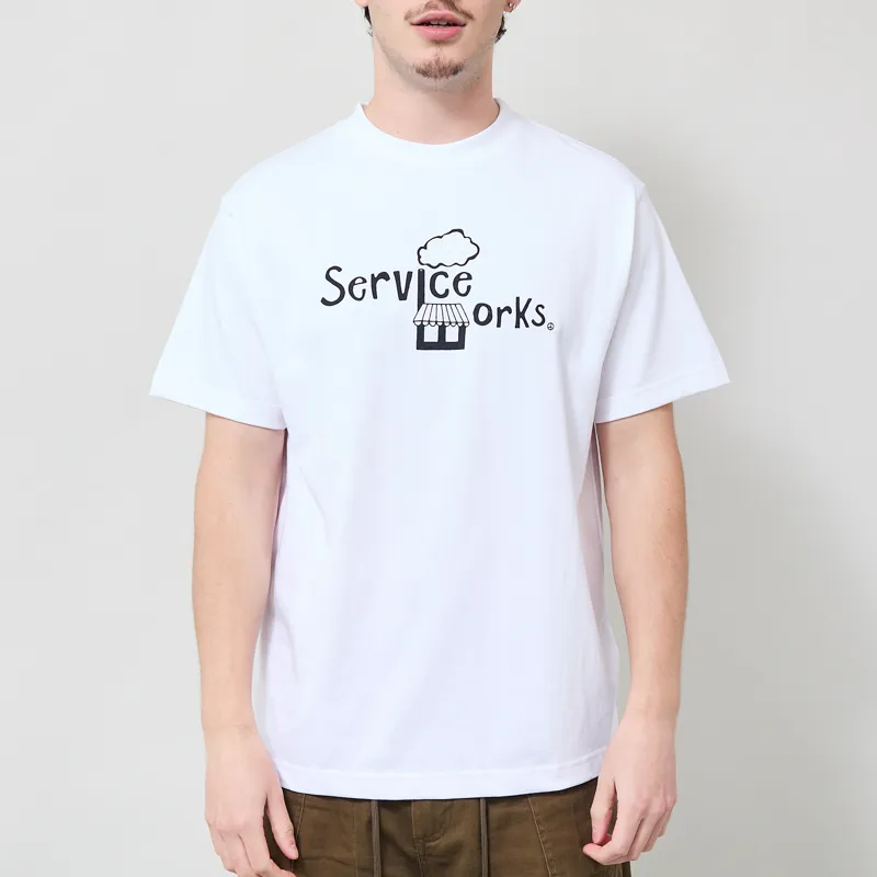 Service Works Kiosk T Shirt White