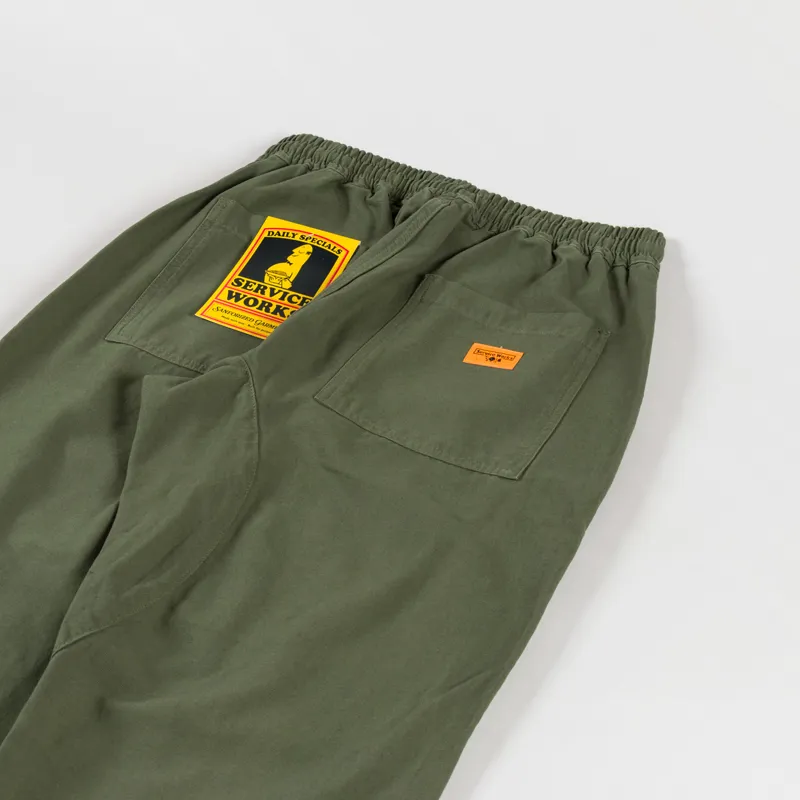 Service Works Classic Canvas Chef Pants Olive-3