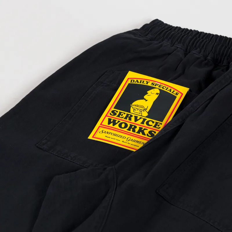 Service Works Classic Denim Chef Pants Black-7