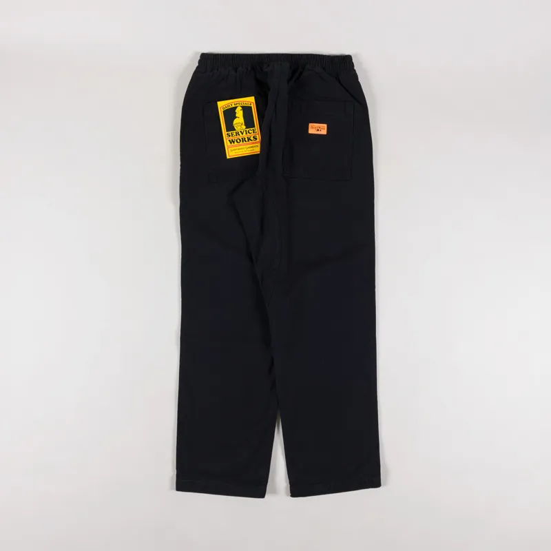 Service Works Classic Denim Chef Pants Black