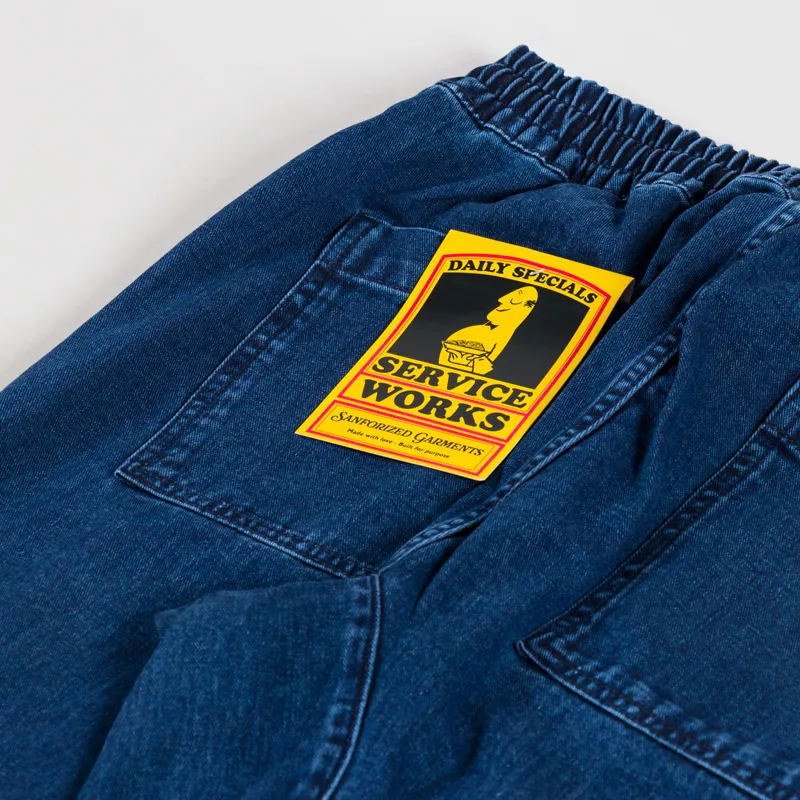 Service Works Classic Denim Chef Pants Indigo-7