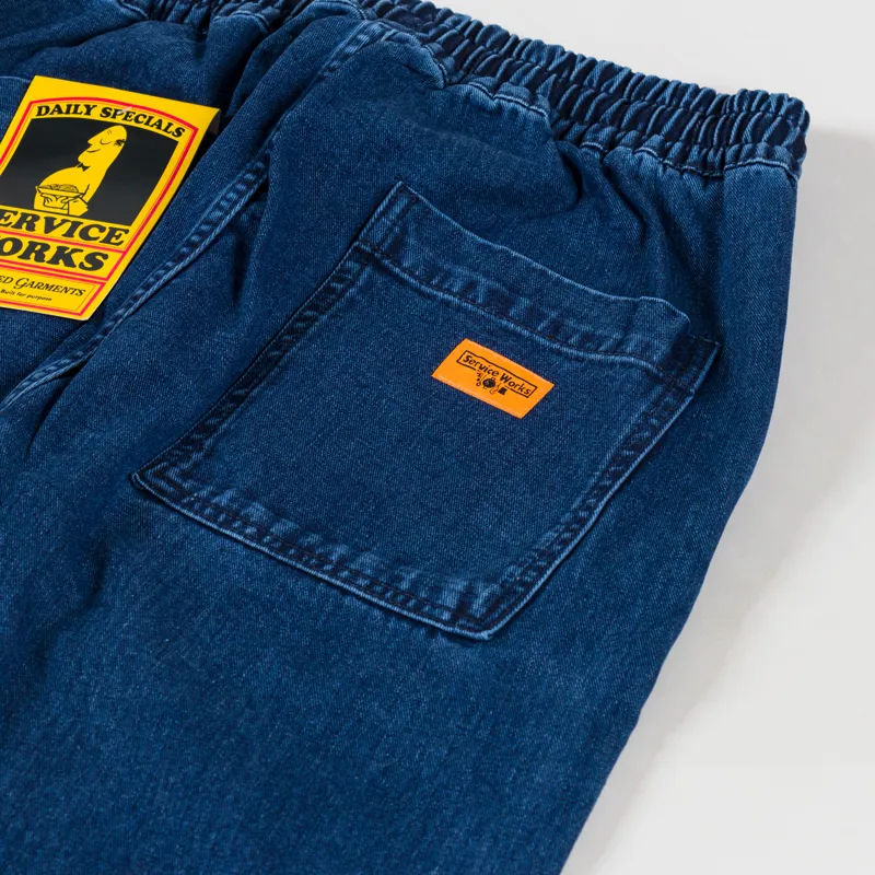 Service Works Classic Denim Chef Pants Indigo-8
