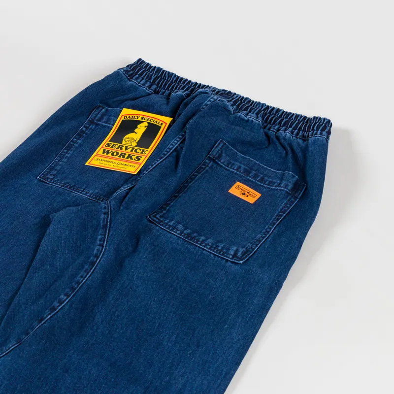 Service Works Classic Denim Chef Pants Indigo-3