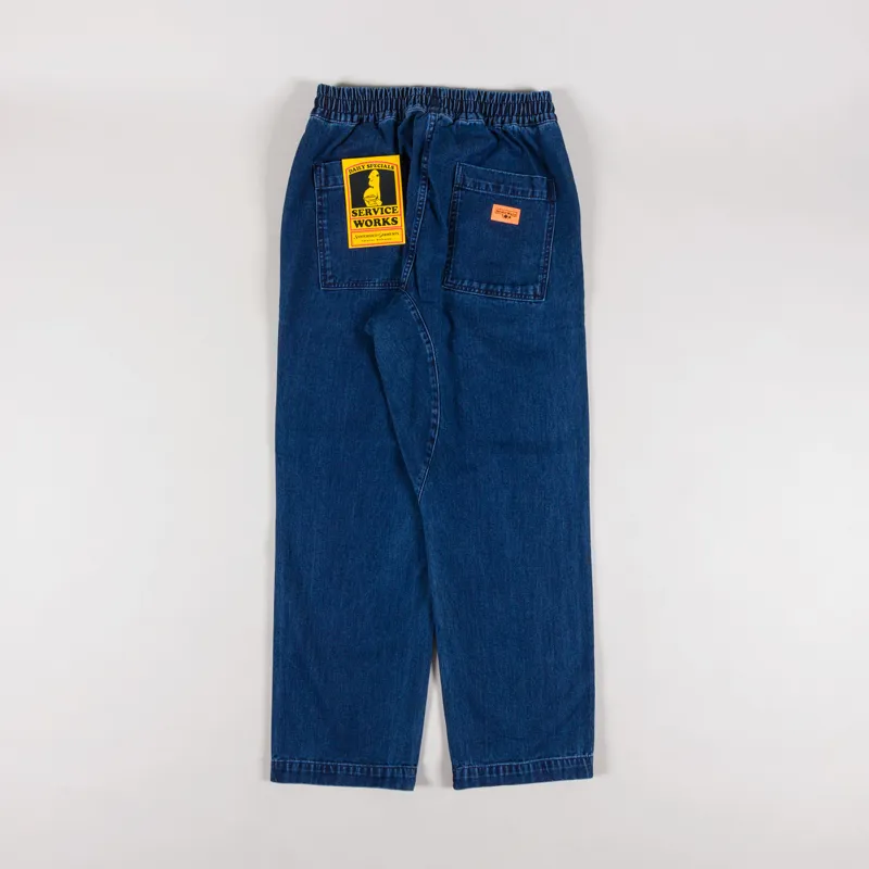 Service Works Classic Denim Chef Pants Indigo
