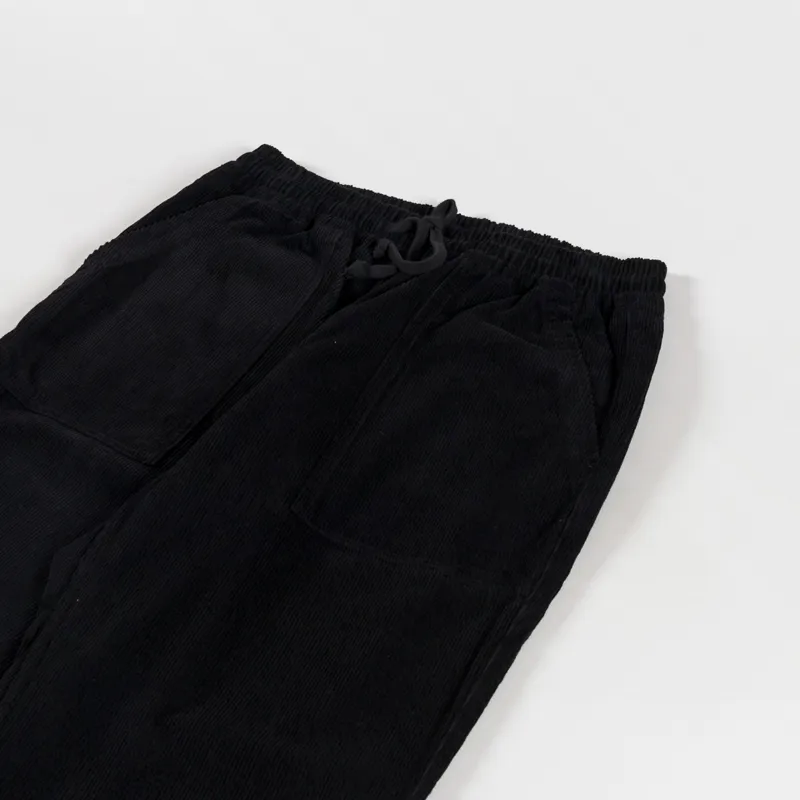 Service Works Mens Cotton Corduroy Chef Pants Trousers Black