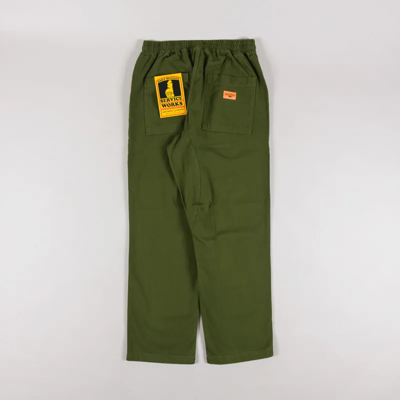 Service Works Herringbone Chef Pants Pesto