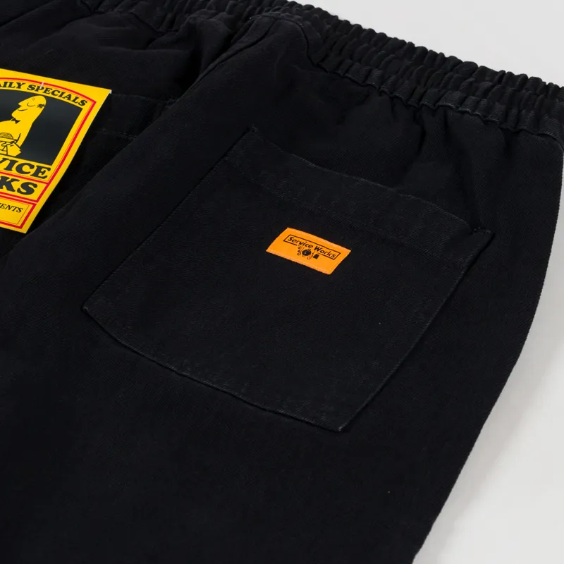 Service Works Herringbone Chef Pants Black-8
