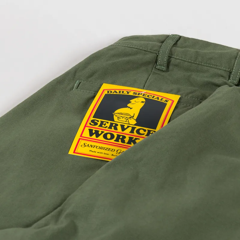 Service Works Canvas Part Timer Pants Olive-7