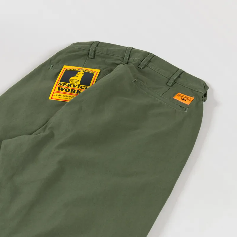 Service Works Canvas Part Timer Pants Olive-3