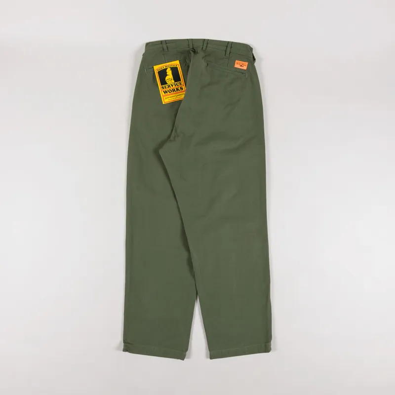 Service Works Canvas Part Timer Pants Olive
