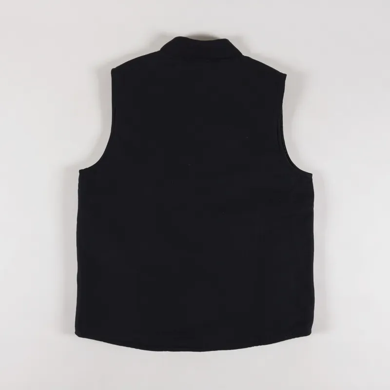 Service Works Padded Work Vest Jacket Black-2